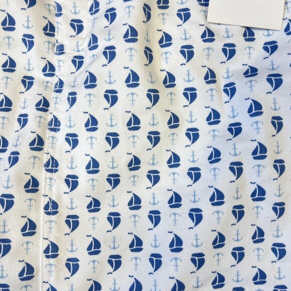 Intro Love the Fit Rose Skort 10P Petite Power Stretch Nautical Sailboat Print - Picture 3 of 16